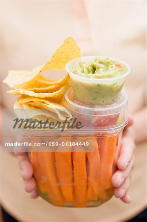 Premium Photo  Dip sauce in a plastic take away container