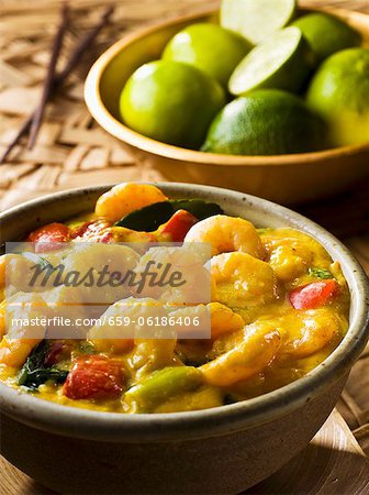 Prawn curry (Thai)