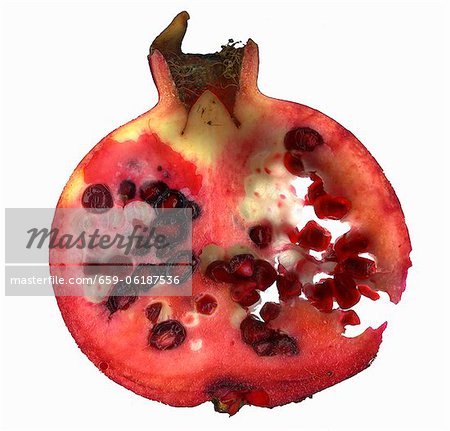 A slice of pomegranate