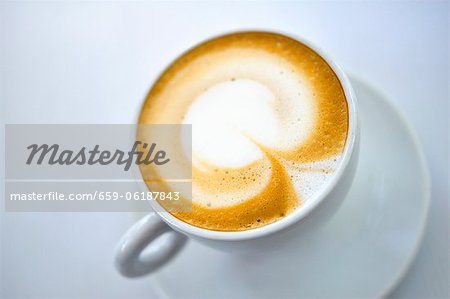 A cappuccino