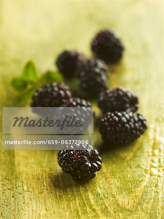 Fresh blackberries