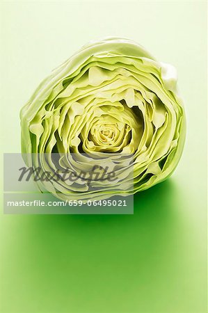 Half a white cabbage Half a white cabbage