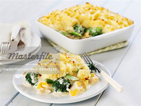 Fish pie with broccoli Fish pie with broccoli