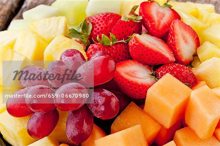 Fruit Tray; Close Up Fruit Tray; Close Up