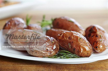 Small Whole Roasted Potatoes with Rosemary