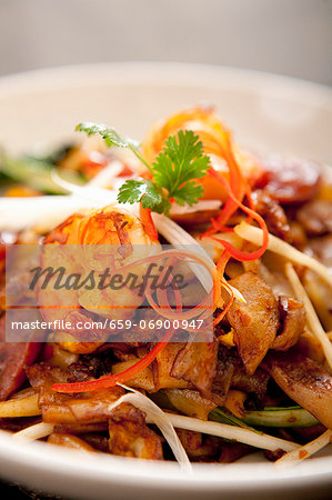 Malay fried rice noodles