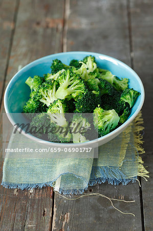 Blanched broccoli