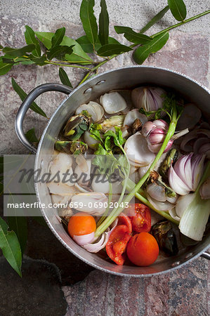Pot-roasted vegetables Pot-roasted vegetables