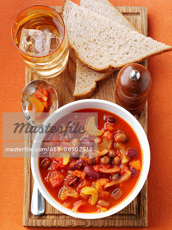 Vegetable casserole with bread Vegetable casserole with bread
