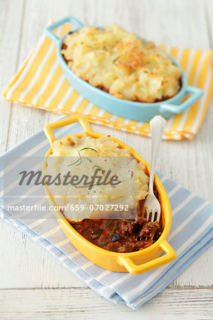 Moussaka with mashed potato Moussaka with mashed potato