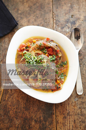 Osso buco with herbs