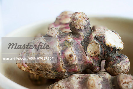 Jerusalem artichokes (close-up)