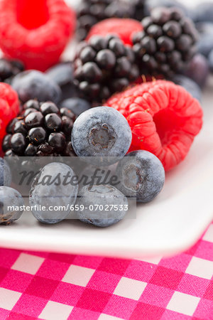 Mixed summer berries