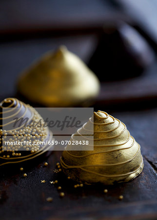 Golden pyramid chocolates Golden pyramid chocolates
