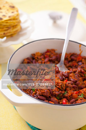 Chilli con carne in a pot Chilli con carne in a pot