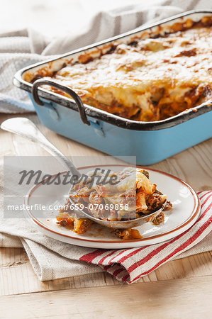 Lasagne with squash (Sicily, Italy) Lasagne with squash (Sicily, Italy)