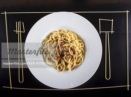 Spaghetti carbonara Spaghetti carbonara
