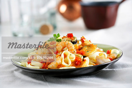 Seafood Pasta Dish Seafood Pasta Dish