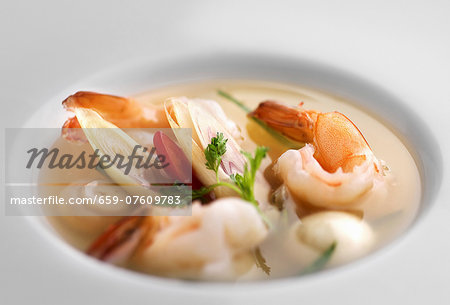 Prawn soup from Thailand Prawn soup from Thailand