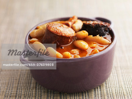 Bean stew from Asturias (Spain) Bean stew from Asturias (Spain)
