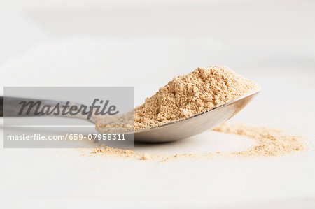 A spoonful of maca powder