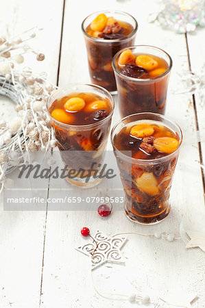 Dried fruit compote for Christmas