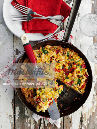 Spanish pasta tortilla