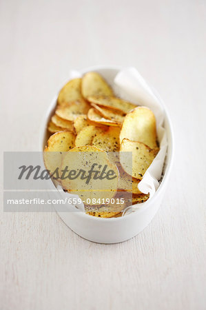 Homemade potato crisps Homemade potato crisps