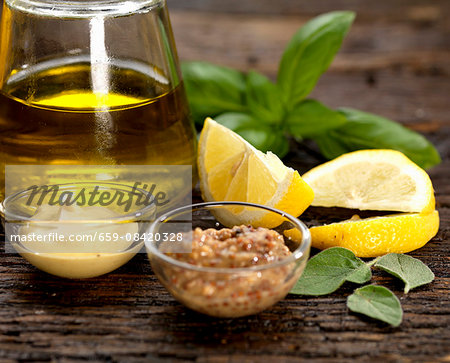 olive oil dressing ingredients with dijon mustard and wholegrain mustard with lemon basil and sage olive oil dressing ingredients with dijon mustard and wholegrain mustard with lemon basil and sage