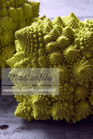 Close up of Romanesco broccoli