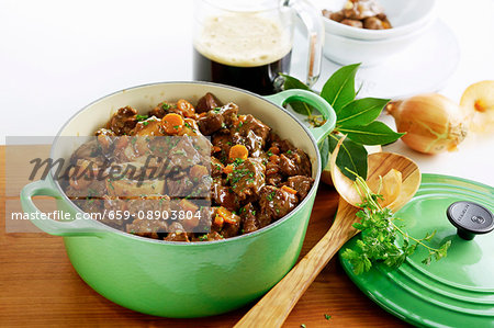 Beef goulash with Guinness