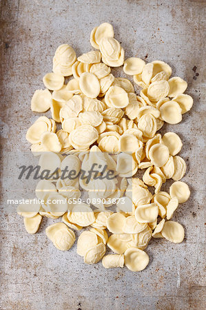 Fresh orecchiette pasta