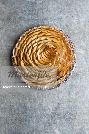 Tarte fine aux Pommes (French apple tart)