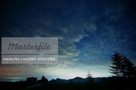 Starry Sky And Cloud Stock Photo Masterfile Premium Royalty Free Code 669