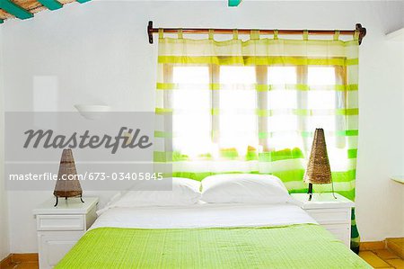 bedroom in mexico resort