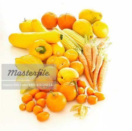 orange fruits and vegetables list