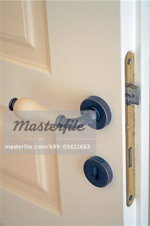 Old-fashioned door handle