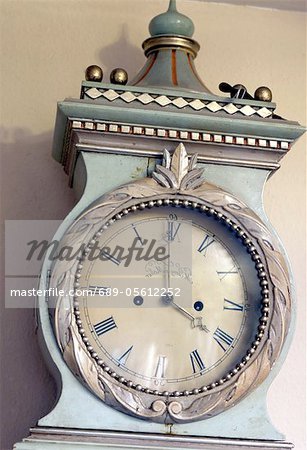 Old-fashioned clock face