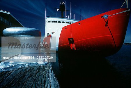 US coast guard ship, Port Melbourne, Victoria, Australia