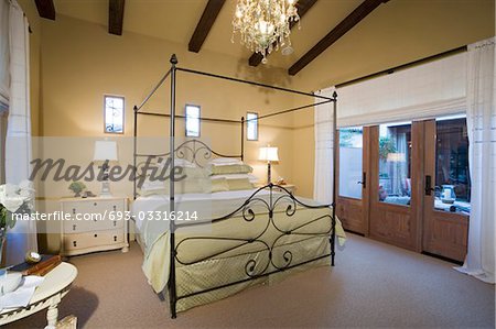 Bedroom in luxurious residence