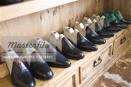 Traditional shoemaker workshop