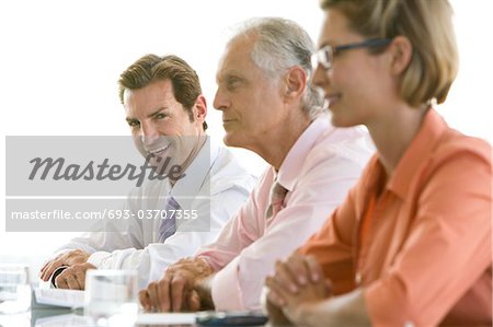 Business colleagues in conference meeting