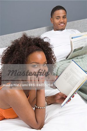 Couple Together in Bed