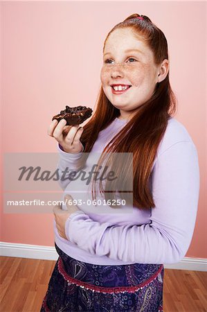 Overweight Woman With Big Belly Stock Photo, Picture and Royalty