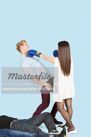 Girl Knocked Out Boxing Stock Photos - Free & Royalty-Free Stock