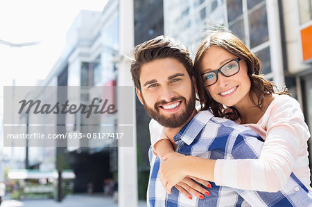 Premium Photo  Glasses portrait and woman in city with arms