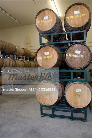 Wine barrels