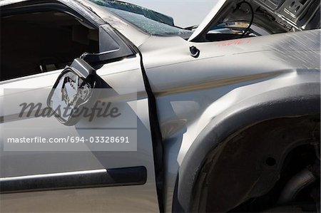 Damaged car