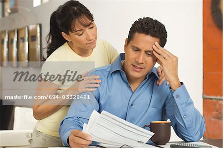 Couple Discussing Finances