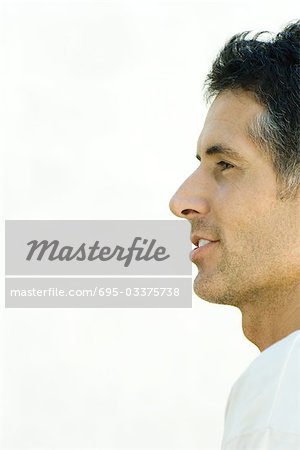 Man, profile, portrait